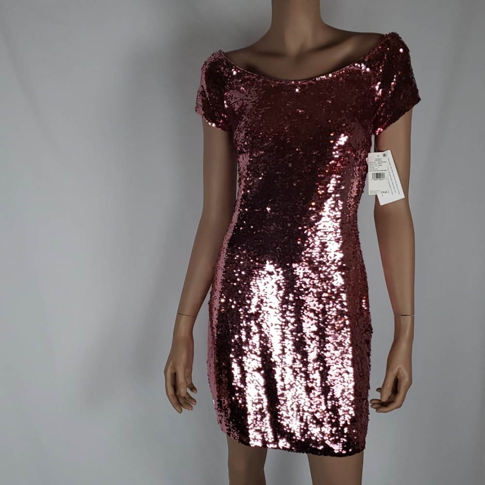 Pink Sequin Dress